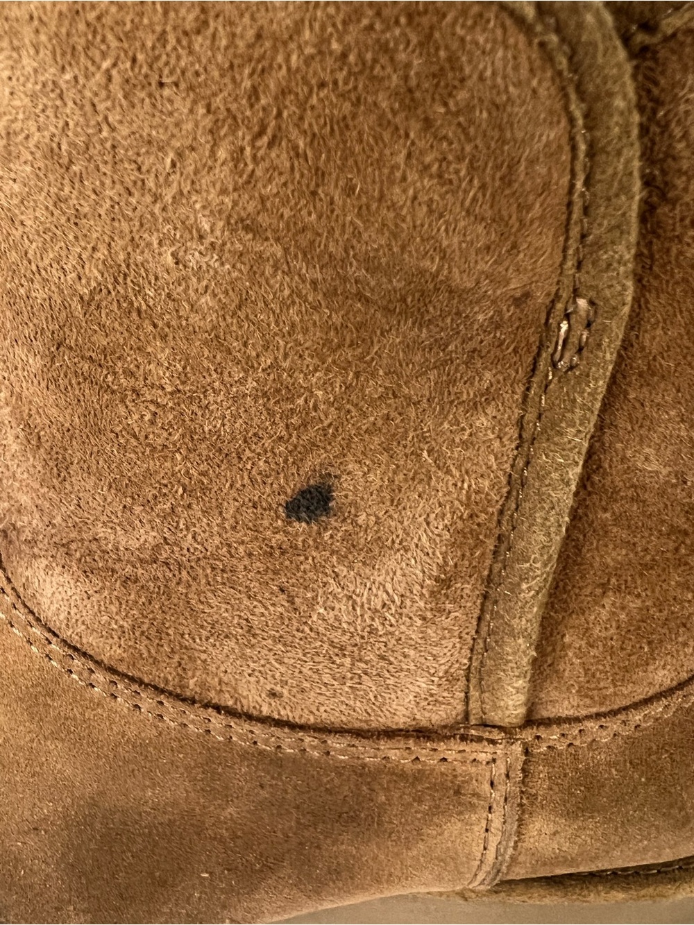 UGG Chestnut Suede Shearling Lined Ankle Boots - Picture 6 of 13